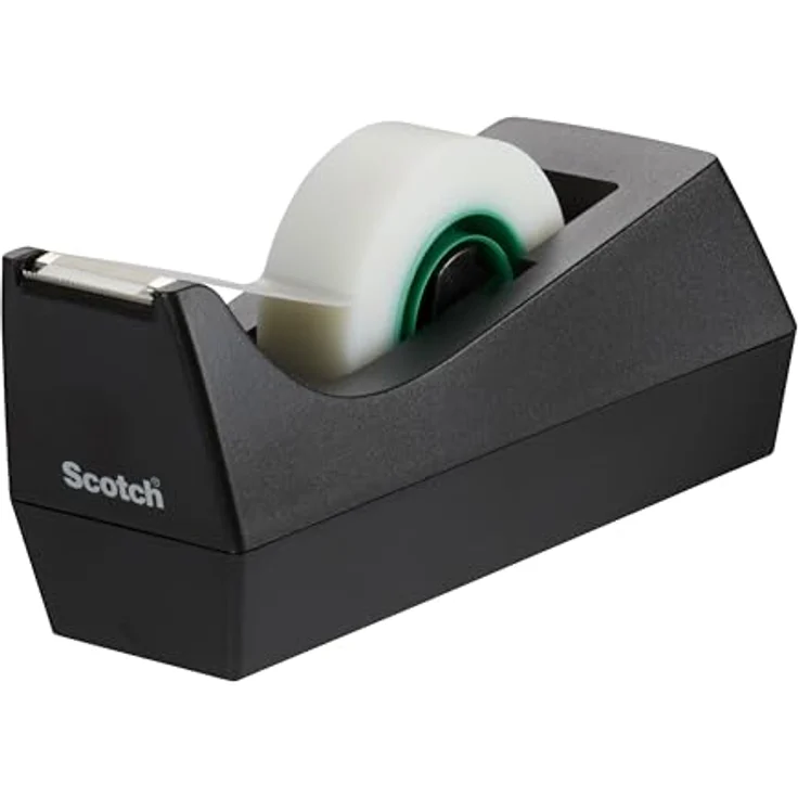 Scotch 900C38G3 Tischabroller, inklusive 3 Rollen Magic Klebeband, 19 mm x 33 m, schwarz - Preisvergleich – Bild 3