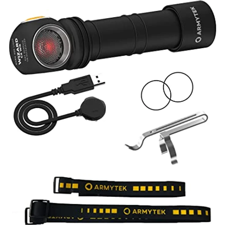 Armytek Wizard C2 WR Magnet USB Licht warm-weiß und rot – Bild 2