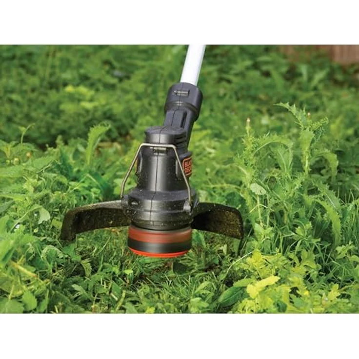 Black+Decker Rasentrimmer (18V 1,5Ah, 25 cm Schnittbreite, AFS Reflex Fadenverlängerung, für kleine und mittlere Gärten, inkl. Akku und Ladegerät) ST1823 – Bild 5