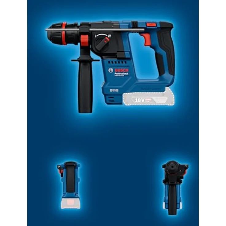 Bosch GBH 18V-18, Akku-Bohrhammer mit SDS plus, KickBack Control, bürstenloser Motor, 18V-2,0-Ah Akku, Vibration Control – Bild 7