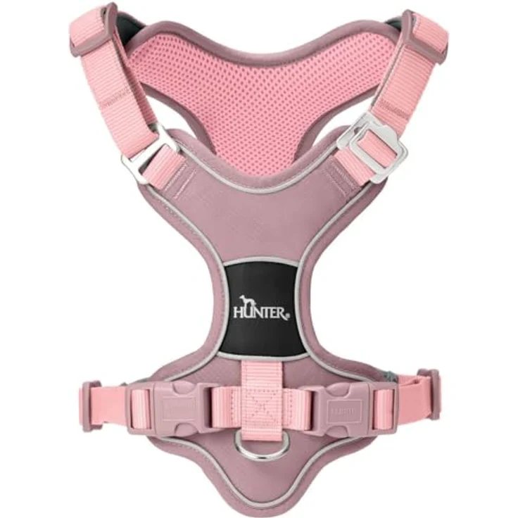 HUNTER Geschirr Divo Up, Größe:S-M, Altrosa, mit ergonomischer Passform und 3M Scotchlite Reflective Material – Bild 2