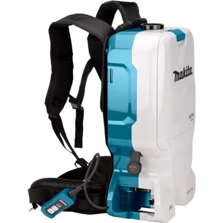 Makita DVC660Z, Rucksackstaubsauger 2x18 V (ohne Akku, ohne Ladegerät), Türkis, 6 liters – Bild 5