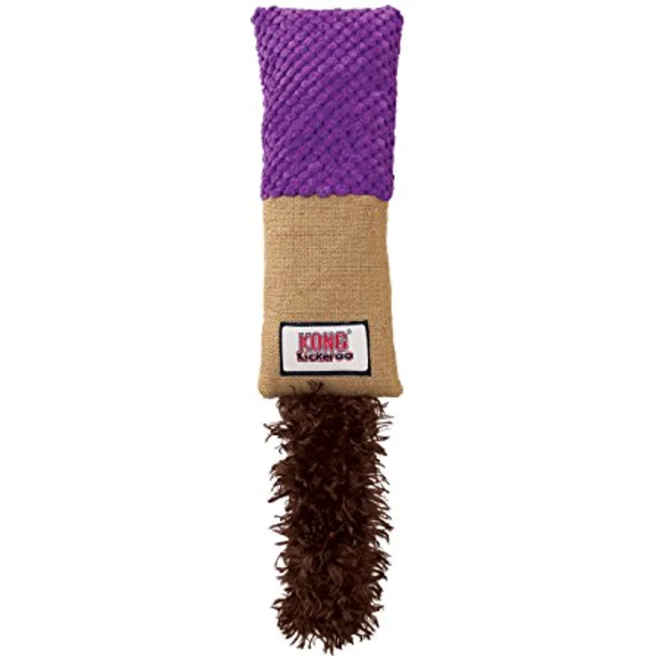 KONG – Kickeroo – Katzenspielzeug, Nordamerikanische Premium Katzenminze (Farbvariat.) – Cuddler Muster – Bild 1