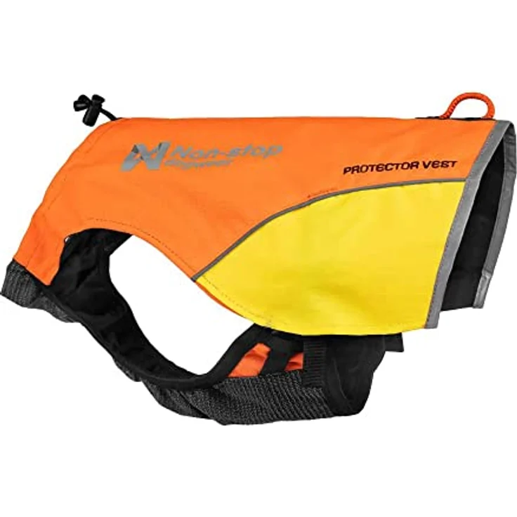 Non-Stop Dogware Hundewarnweste, Sicherheitsweste, Jagtweste Protector Vest (S), Aramidgewebe, 3M Reflektionsstreifen, Schwarz – Bild 2