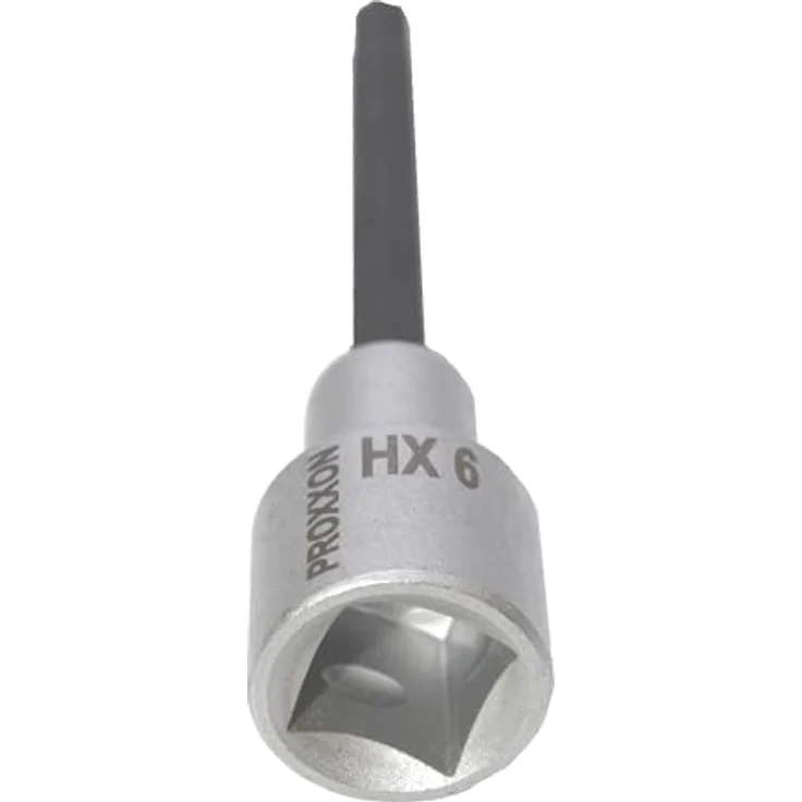 PROXXON INDUSTRIAL Bohrer- und Bitset 23475, 100 mm Innensechskant-Einsatz aus Chrom-Silicium-Mangan-Molybdän-Stahl, Größe HX 6 mm – Bild 2