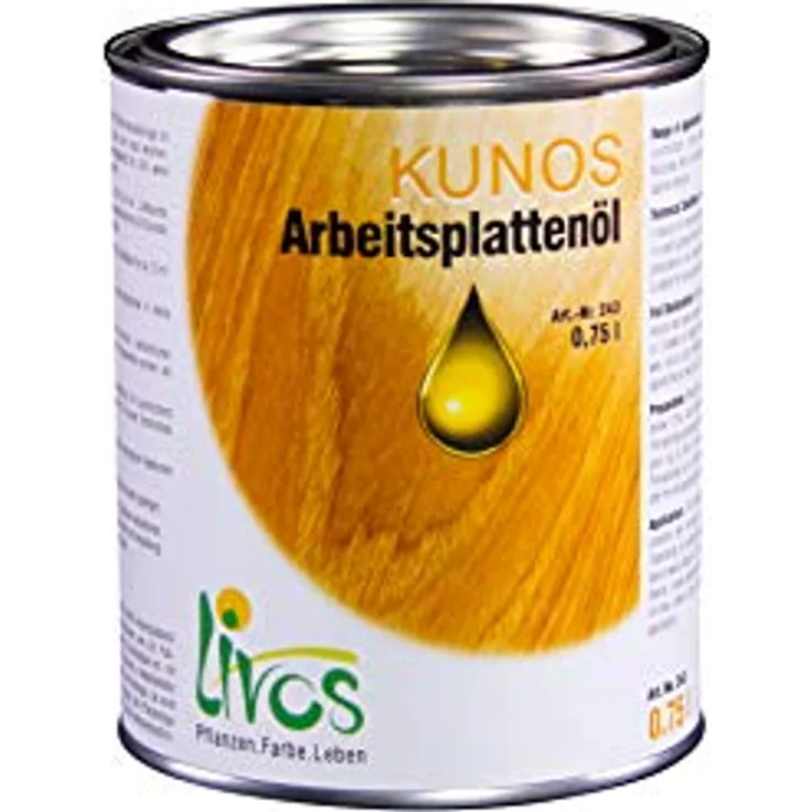 LIVOS KUNOS Arbeitsplattenöl Nr. 243 (0,75L)