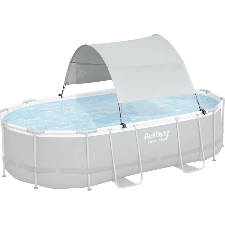 Flowclear Sonnenschutzdach für eckige und ovale Pools – Bild 1