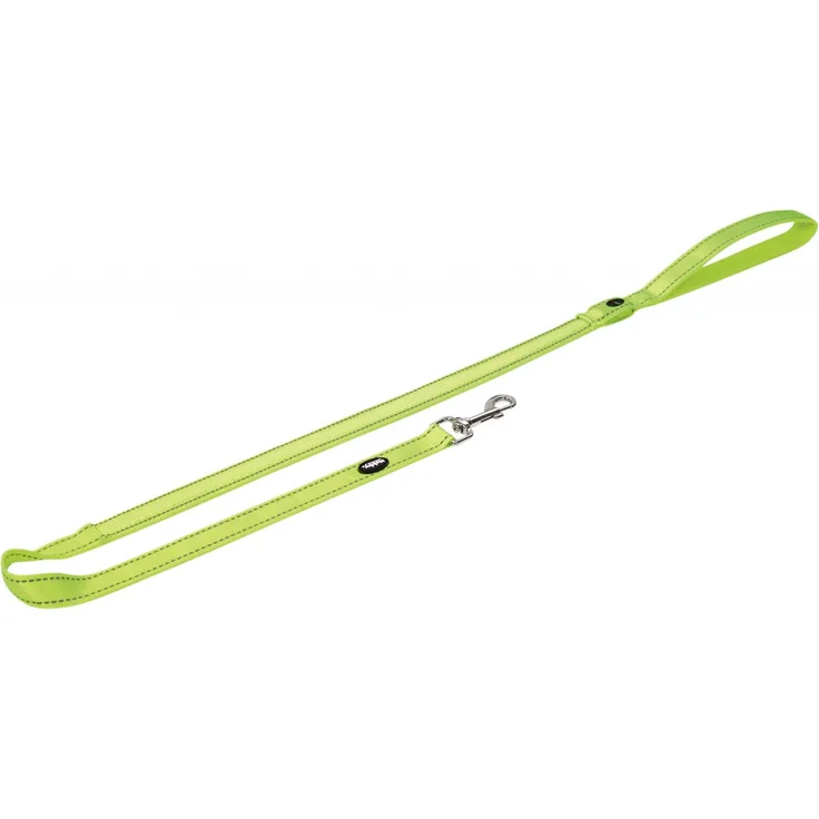 Nobby Leine FLASH MESH neon gelb L: 120 cm B: 25 mm Größe M-L