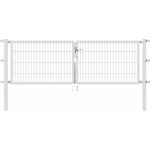 Alberts Doppeltor Flexo mit Zubehör | feuerverzinkt | Breite 250 cm | Höhe 80 cm 
(647889)