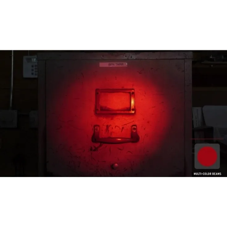 COAST FL13 Pandelampe rødt-hvidt lys 250lumen