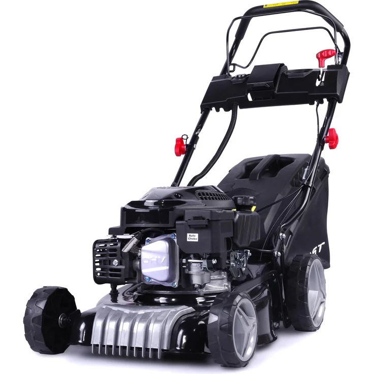 BRAST Rasenmäher Benzin 3,0kW (4,1PS) mit Antrieb Elektrostart 41cm Schnittbreite 40L Fangkorb Stahlgehäuse 144ccm - Preisvergleich – Bild 1
