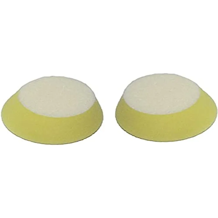 PROXXON 29094 Polierschwamm konisch Ø 50 mm, mittelhart (gelb), konisch, 2 Stück