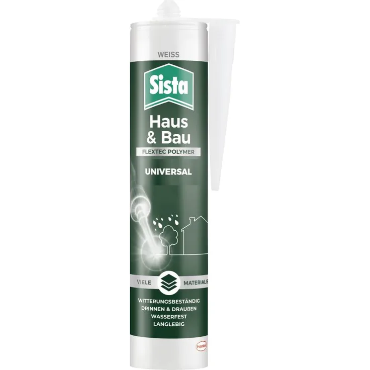 Sista Haus & Bau Dichtstoff Herstellerfarbe Weiß SHURW 280ml