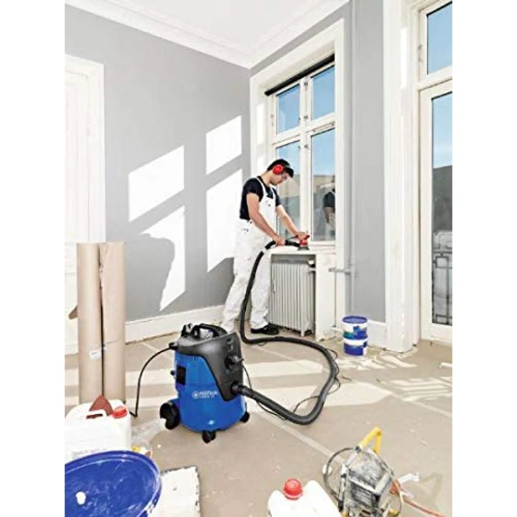 Nilfisk Nass-/Trockensauger AERO 21-21 PC (inkl. Gerätesteckdose, Industriesauger 1250 W, kompaktes Format, Blasfunktion, Luftmenge (l/min.) 3600) 107406601,Blau – Bild 7