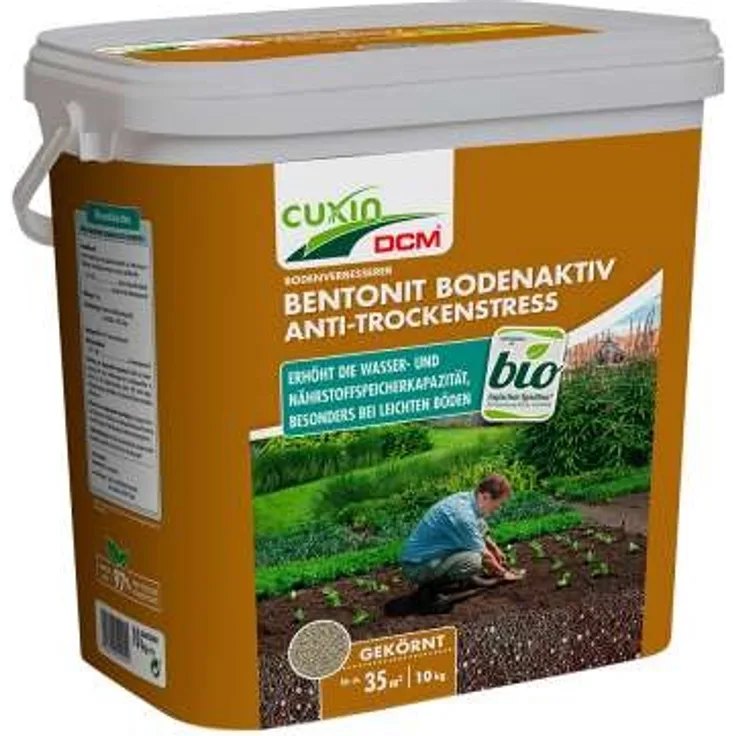 Cuxin DCM Bentonit Bodenaktiv Anti-Trockenstress 10 kg Eimer