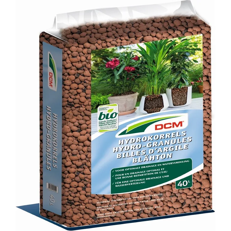Cuxin DCM Blähton Hydrogranulat Hydrokulturen Pflanzschalen Tongranulat 40 Liter