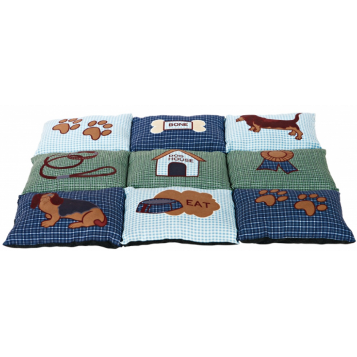 Trixie Decke Patchwork 80x55 cm blau-grün