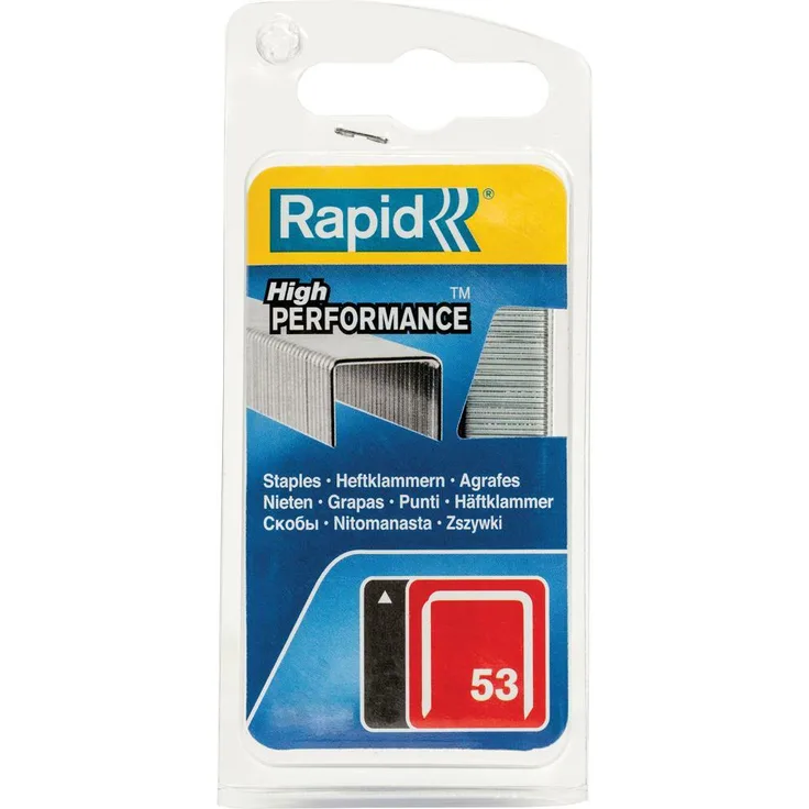 Rapid Heftklammern Typ 53, 8 mm Pack=1000 Stk.