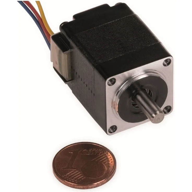 Joy-it Schrittmotor NEMA08-03 0.022 Nm 0.6A 0.6A Wellen-Durchmesser: 4mm