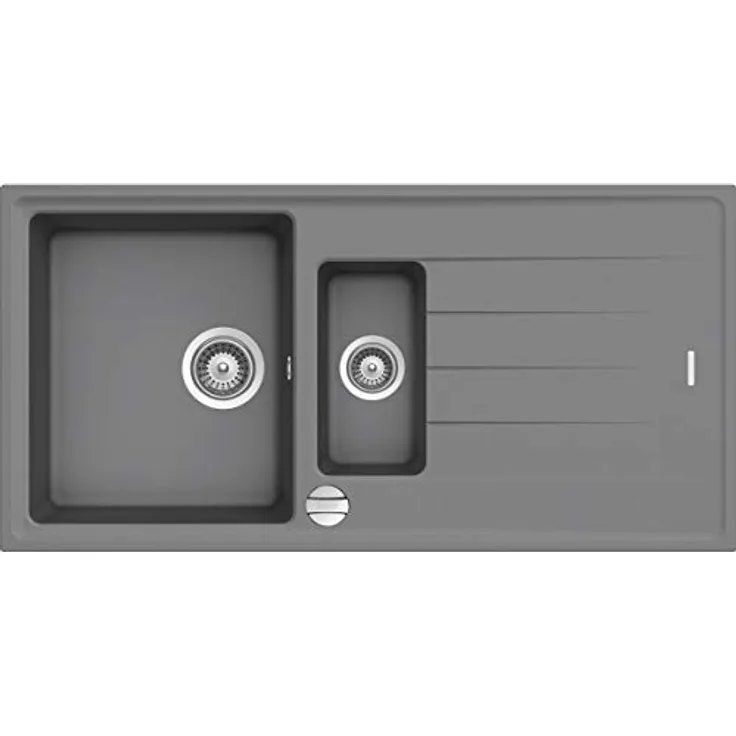 Granitspüle Victory S1000.60 - light gray, ab 60er Unterschrank, 100 x 50 cm
