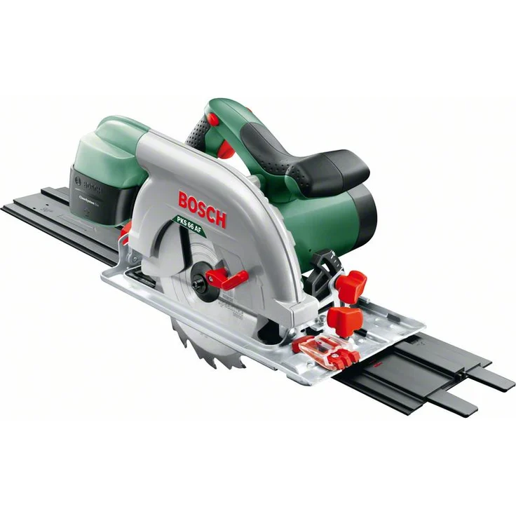 Bosch Kreissäge PKS 66 AF (mit Führungsschiene, 1600 Watt, im Karton) – Bild 2