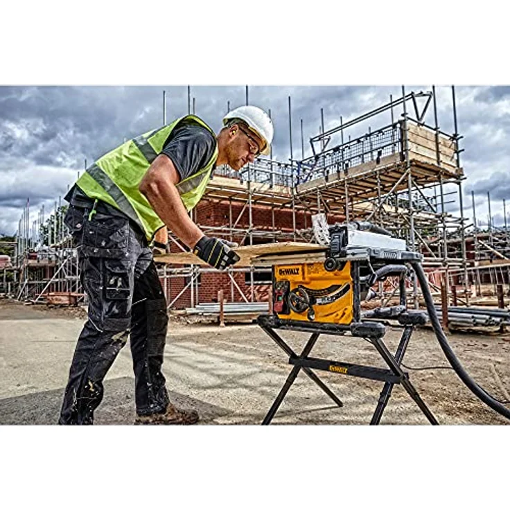 DeWALT DWE7485-QS Tischkreissaege 210 mm, Schwarz/Gelb – Bild 8