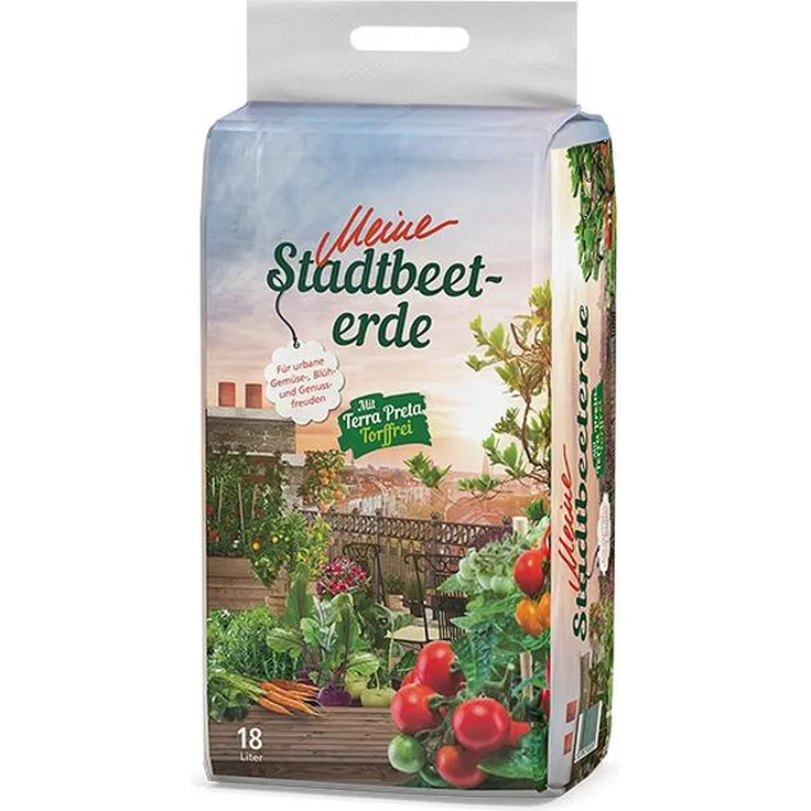 MEINE Stadtbeeterde 18 Liter ist frei von künstlichen Zusatzstoffen und besteht zu 100 % aus nachwachsenden Rohstoffen
