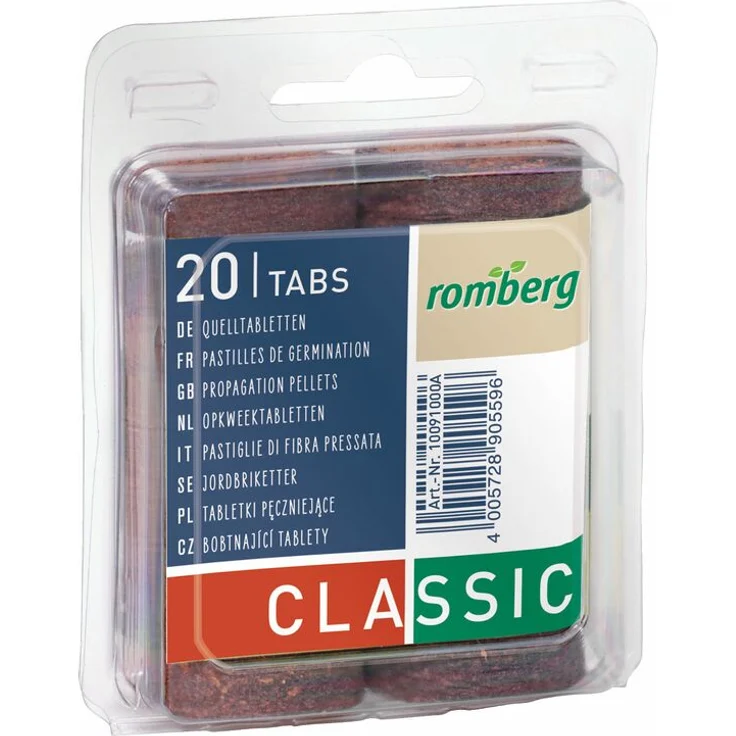 Romberg Kokos-Quelltabletten Quelltabletten torffrei, Inhalt: 20 Stück – Bild 1