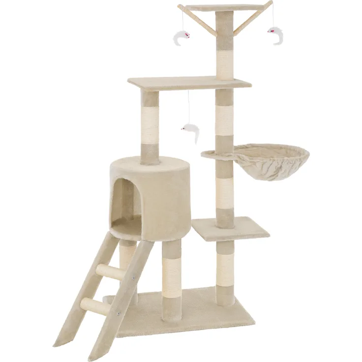 tectake Kratzbaum Dominik 144cm - beige