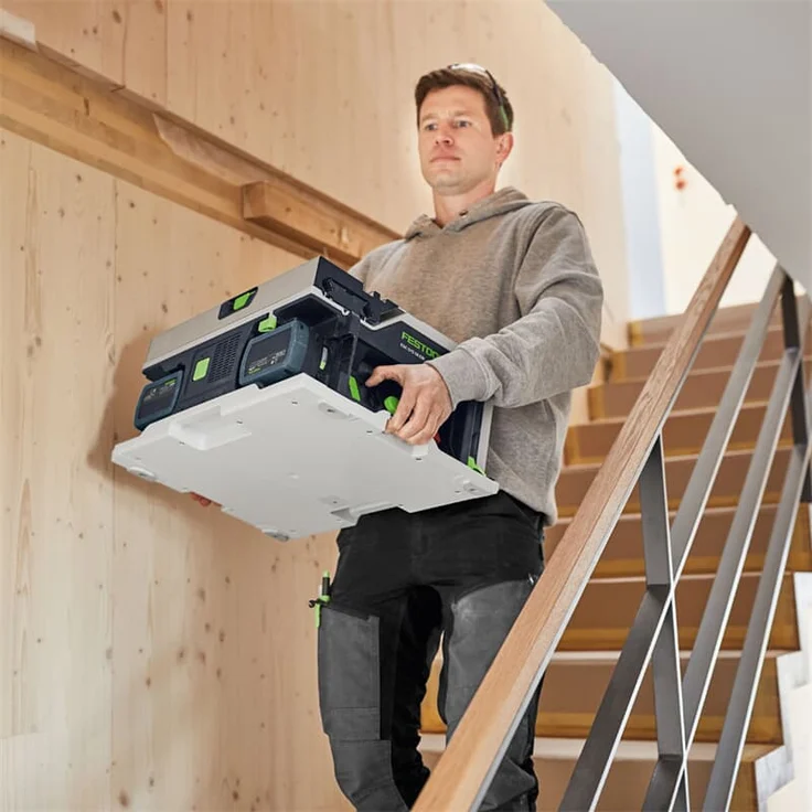 FESTOOL Akku-Tischkreissäge CSC SYS 50 EBI-Set 577379 Energie-Set & Untergestell – Bild 10