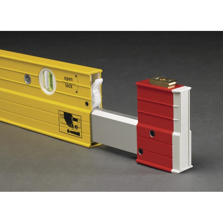 STABILA Teleskop-Wasserwaage Type 106 T, 183–315 cm, mit Abstandhaltern – Bild 5