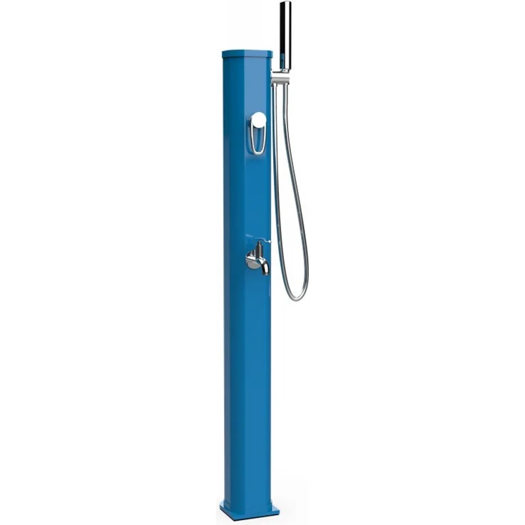 Formidra Jolly Go2 Solardusche 20 Liter Gartendusche Außendusche Aluminium Blau Capri – Bild 1