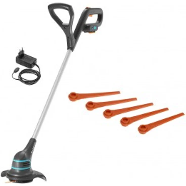 Gardena Akku Rasentrimmer SmallCut Li-23R 20 Ersatzmesser, mit Akku, mit Ladegerät
