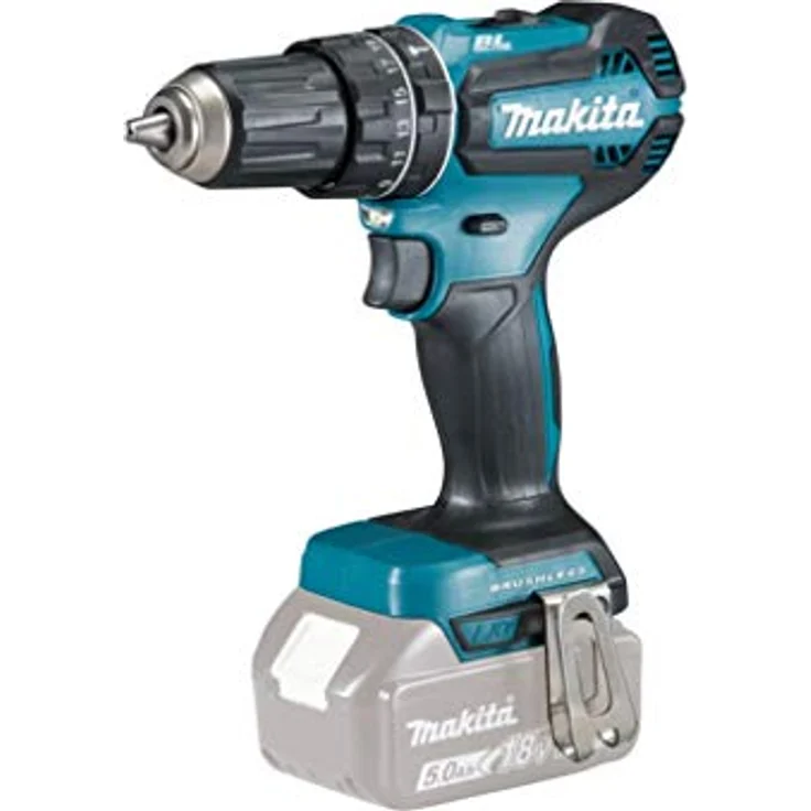 Makita Akku-Winkelschleifer + Akku-Schlagbohrschrauber Kombo-Kit 18 V (DHP485Z + DGA504Z) - DLX2334J – Bild 2