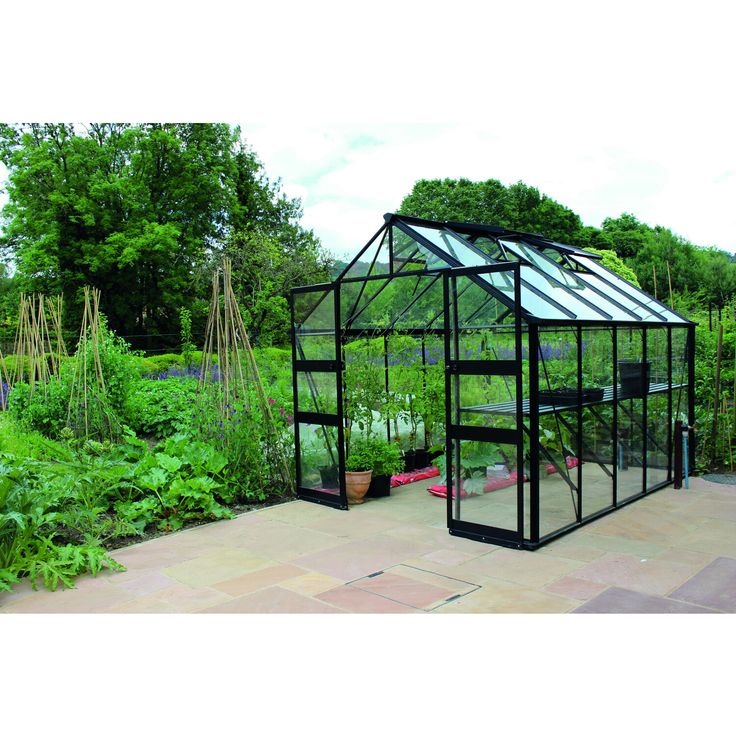 Eden Gewächshaus Blockley 810 Schwarz