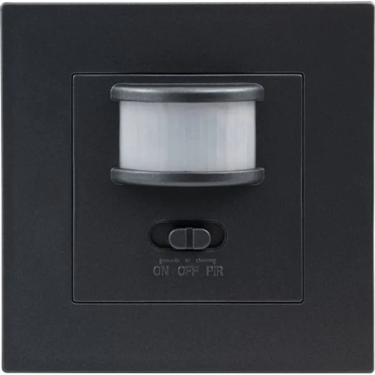 Unterputz IR Bewegungsmelder McShine LX-23 160° 500W, LED geeignet anthrazit