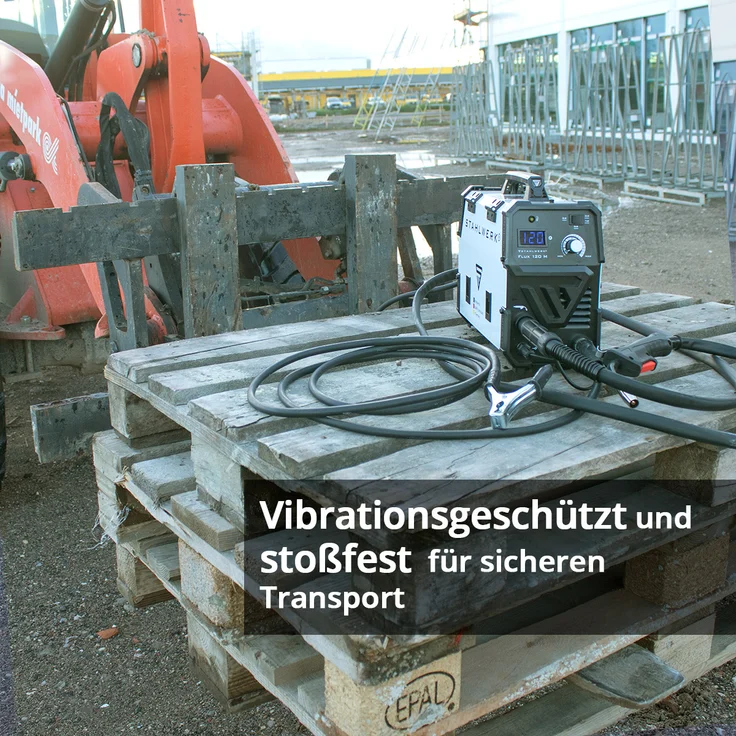 STAHLWERK FLUX 120 M Fülldraht Schweißgerät mit synergischem Drahtvorschub und echten 120 Ampere zum Schweißen ohne Schutzgas no Gas – Bild 10
