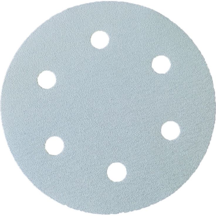 Klett-Schleifpapier Ø225mm P60 mit 6-fach-Lochung, VPE = 25 Stk.