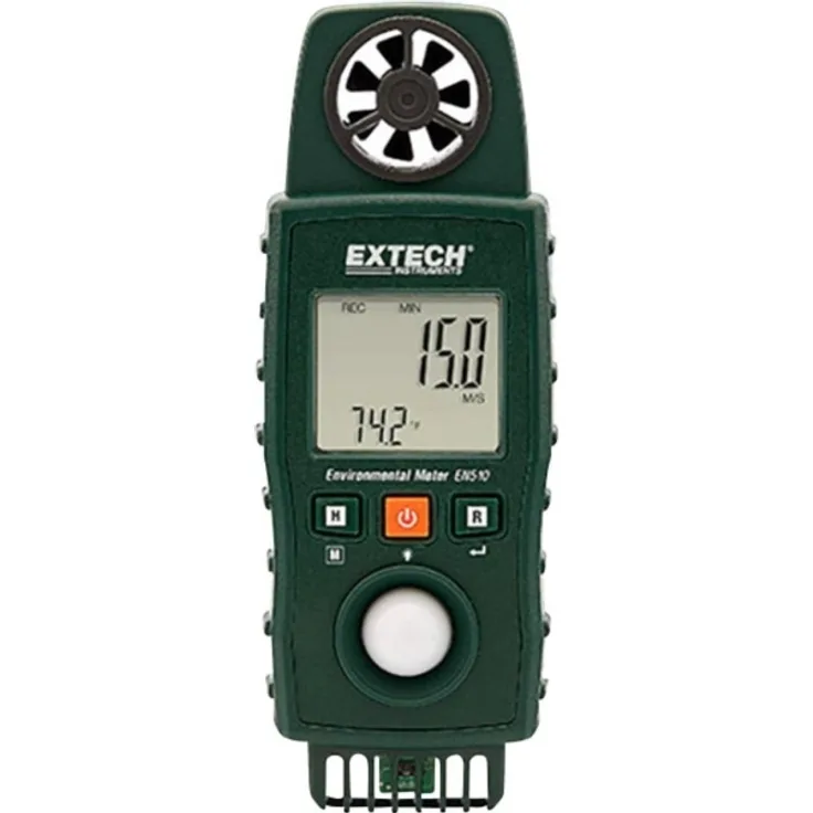 Extech EN510 Anemometer 0.4 bis 20 m/s mit Temperaturmessfunktion
