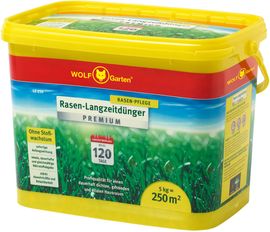 WOLF-Garten LE250 Rasen-Langzeitdünger Premium, 5 kg