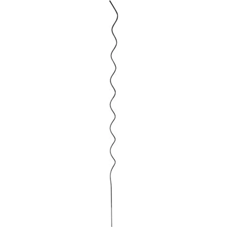 bellissa 1 Stück Hochwertige Pflanzspiralen - Pflanzen-Stangen und Spiral-Stäbe für das Ranken im Garten verzinkt Höhe: 110 cm - Ø 5 mm