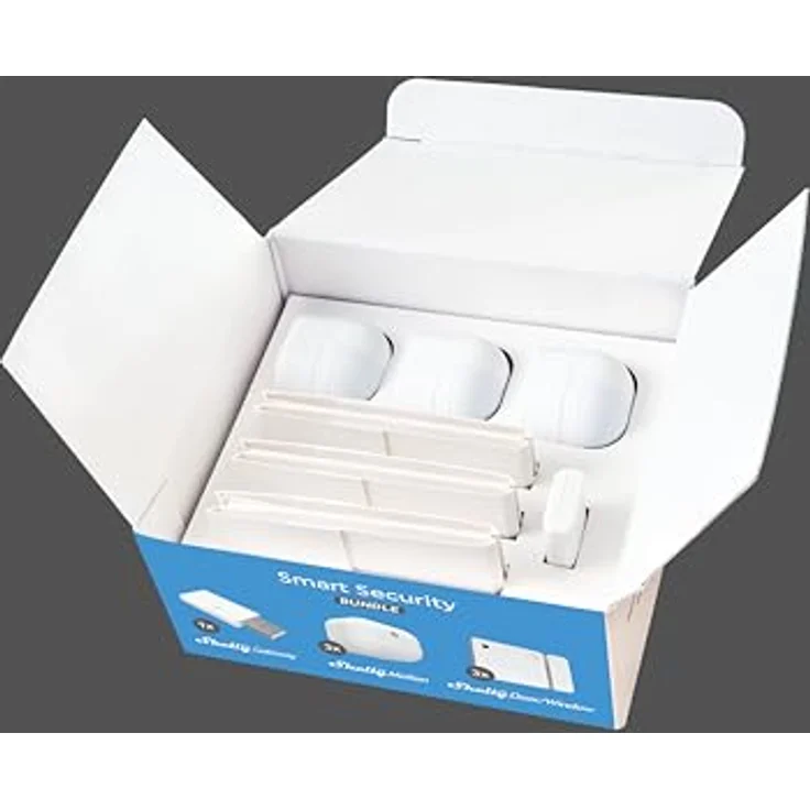Shelly Smart Security Bundle | Intelligenter Bluetooth-Sicherheitspaket mit Bluetooth Gateway, Bewegungssensor und Fenstersensor | Heimautomatisierung | Kein Hub Erforderlich | Lange Akkulaufzeit – Bild 2