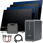 SUNNIVA® SUNNIVA 2000W Balkonkraftwerk, Bifaziales FULLBLACK Komplettset mit 2,24 kWh Marstek B2500-D Speicher und 4x 500W N-Type Glas-Glas Modulen