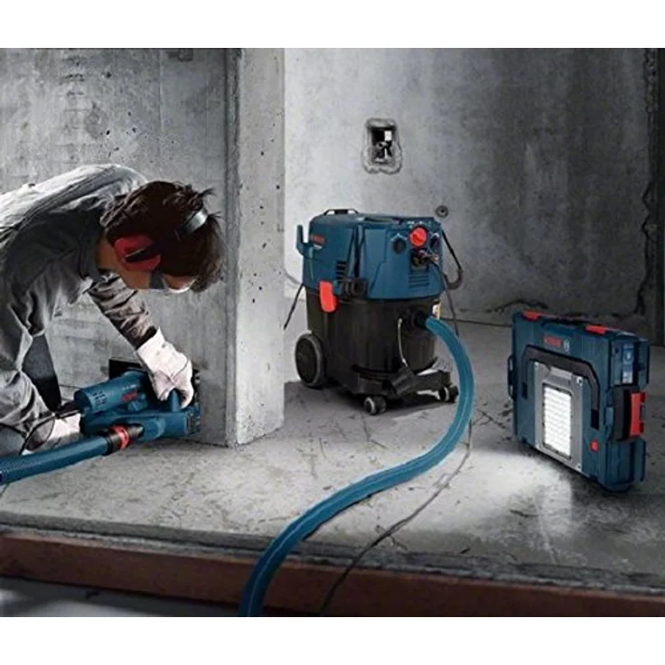 Bosch Professional Nass-/Trockensauger GAS 35 M AFC, Staubklasse M, automatische Filterreinigung, 1380W, 254 mbar, blau – Bild 3