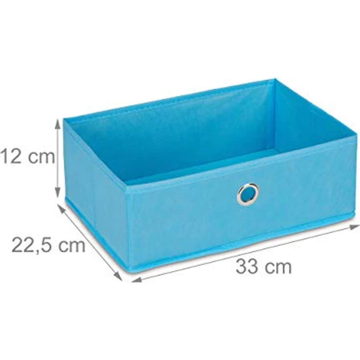 Relaxdays Kinderregal Meermotiv, 2 Boxen, 3 Fächer, Spielzeug Aufbewahrung, Kinder Bücherregal HBT 74 x 71 x 23 cm, bunt - Preisvergleich – Bild 5