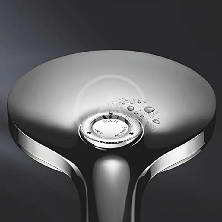 GROHE Rainshower SmartActive 130 Brausestangenset, Chrom, 3 Strahlarten, Brausestange 600mm, Silverflex Brauseschlauch 1750mm, 8,5 l/min – Bild 4