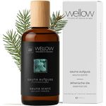 wellow Sauna-Aufguss Fichtennadel | Natürlich mit ätherischen Ölen, 100 ml Flasche, Ergiebig und Langanhaltender Duft, Made in Germany