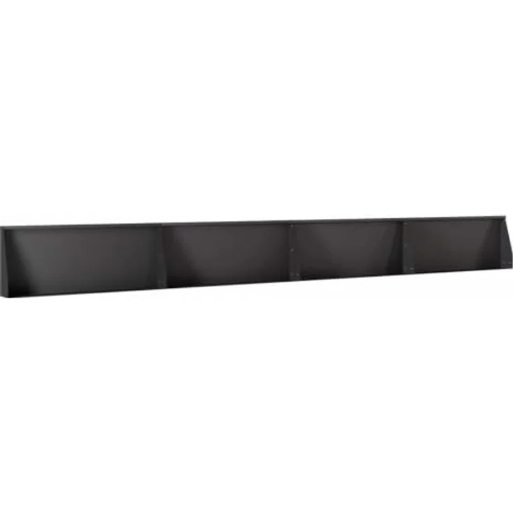 vidaXL Beetumrandung Stützmauer, wetterfeste Stützmauer aus Schwarzstahl, 4-teilig 100 x 12 x 30 cm, modulares Design für flexible Anordnungen – Bild 5