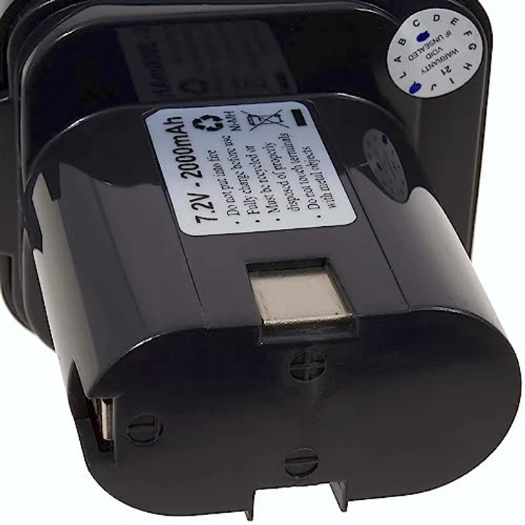 akku-net Akku für Bosch Bohrmaschine GBM 7,2V NiMH, 2000mAh, Schwarz, hohe Kapazität und Sicherheitsmechanismen – Bild 3