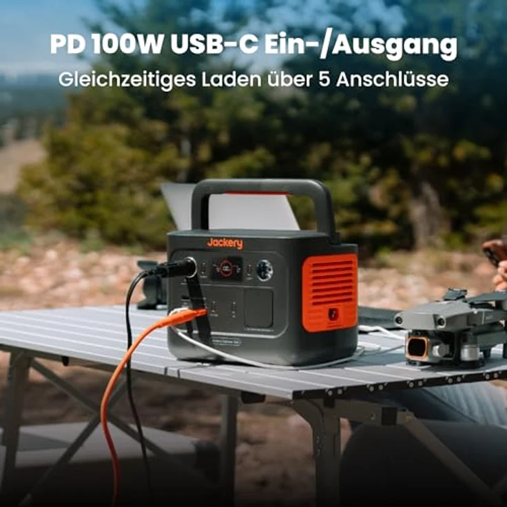 Jackery Explorer 240, Power Station mit 256 Wh, 3.60 kg, Bluetooth & WiFi, mobiler Stromspeicher – Bild 3